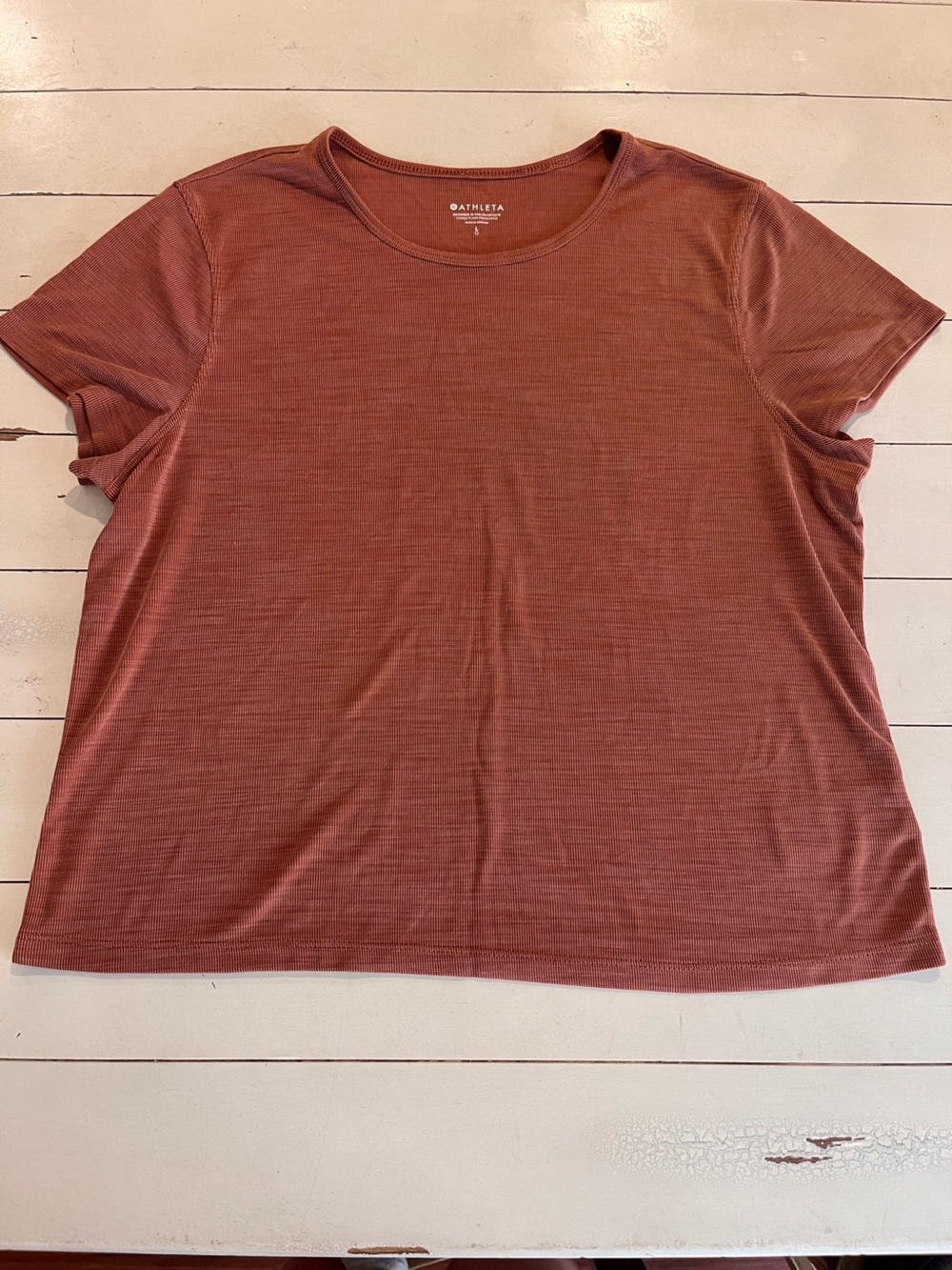 Athleta Sandwash Modal Tee is a cropped